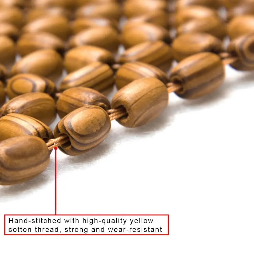 

Подушка для автомобильного сиденья с деревянными бусинами, 45 х45 см