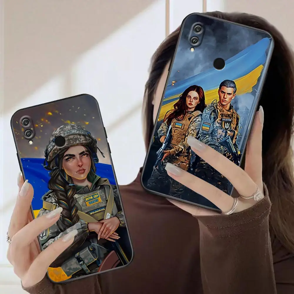 

Case For HUAWEI Honor 9X 9 9I 8 8X 8C Max 7 6 6C 6X 5A 50 20 10 10I NOTE 10 Lite PLAY Pro Case Capa Flag Of Ukraine