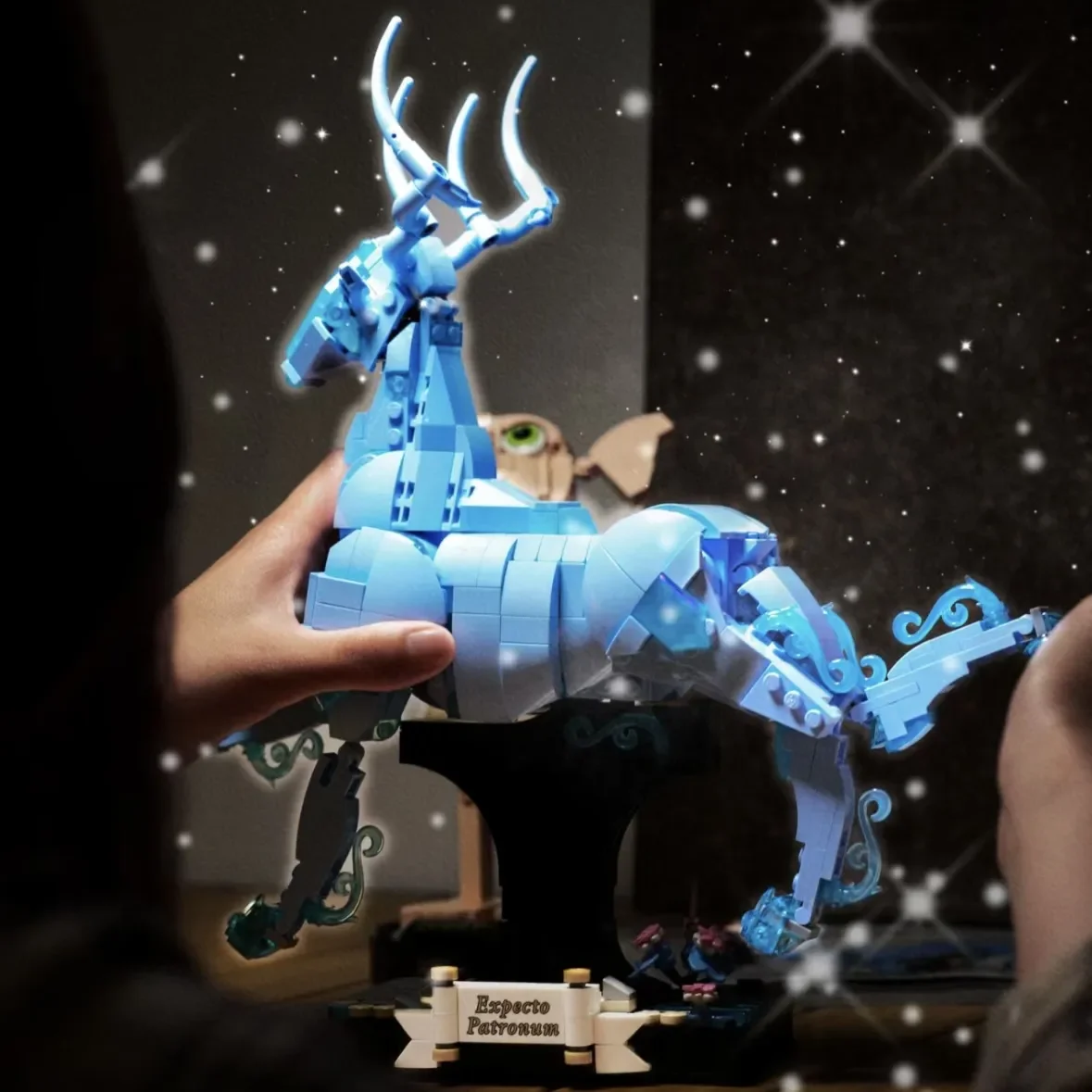 

754Pcs Compatible 76414 81028 Expecto Patronum Wolf Patronus Building Blocks Assembly Bricks Toys Kid Birthday Gifts Toys