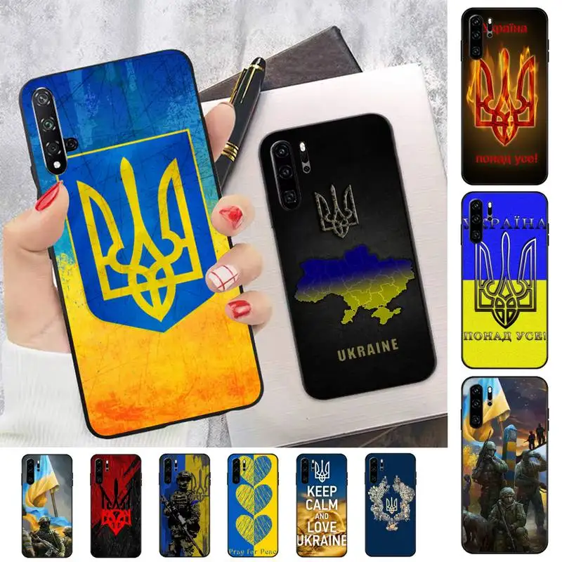 

Ukraine flag Phone Case for Huawei P30 40 20 10 8 9 lite pro plus Psmart2019