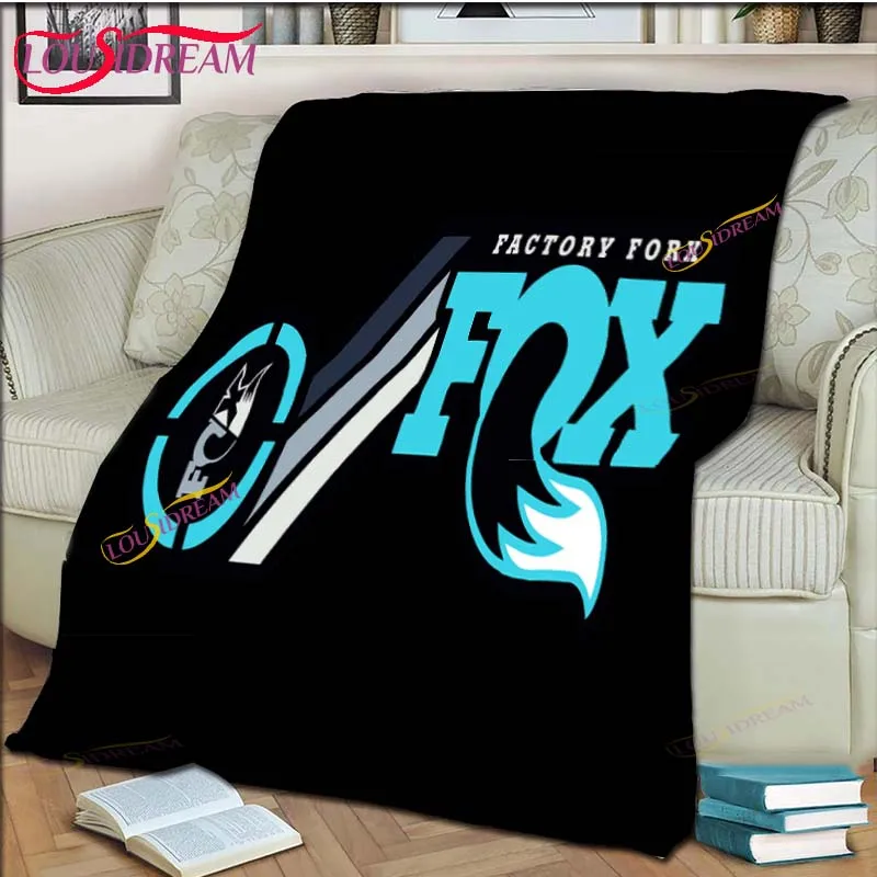 

Famous Fox Racing Blanket Flannel Blanket Super Soft Throw Blankets for Bedroom Couch Sofa Gift Blanket Bedding