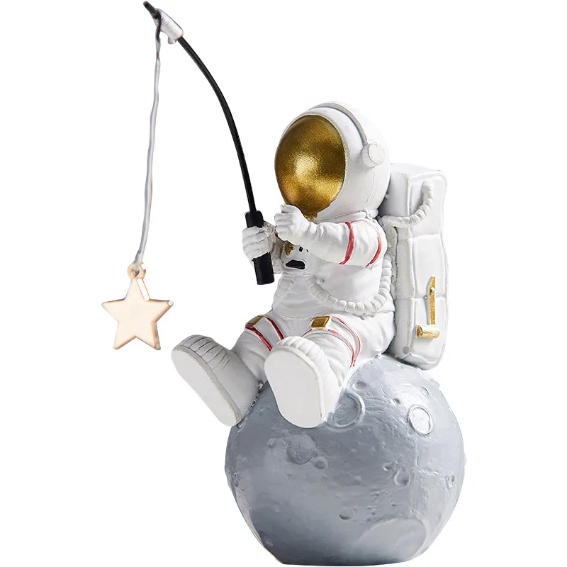 

Creative Ins Children Room Decoration Mini Astronauts Astronauts Furnishing Articles Office Computer Desk Decoration Layout Gift