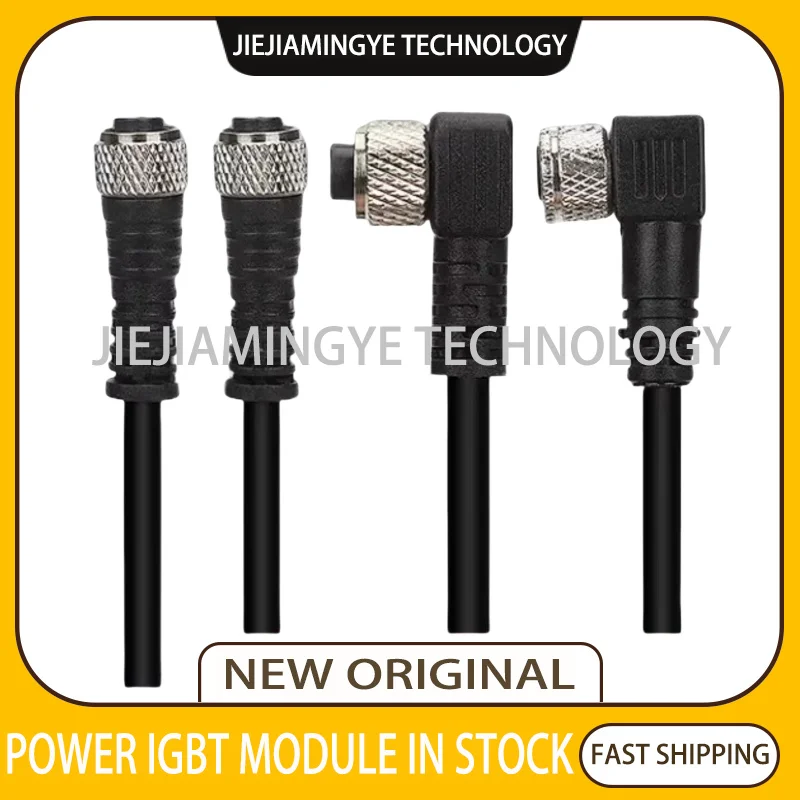 НОВАЯ соединительная линия XS3F-M8PVC3S2M XS3F-M8PVC3S5M XS3F-M8PVC3A2M XS3F-M8PVC3A5M XS3F-M8PVC4A2M XS3F-M8PVC4A5M