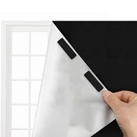 temporary blackout blind curtain for window shade drape portable for living room home window door for balcony