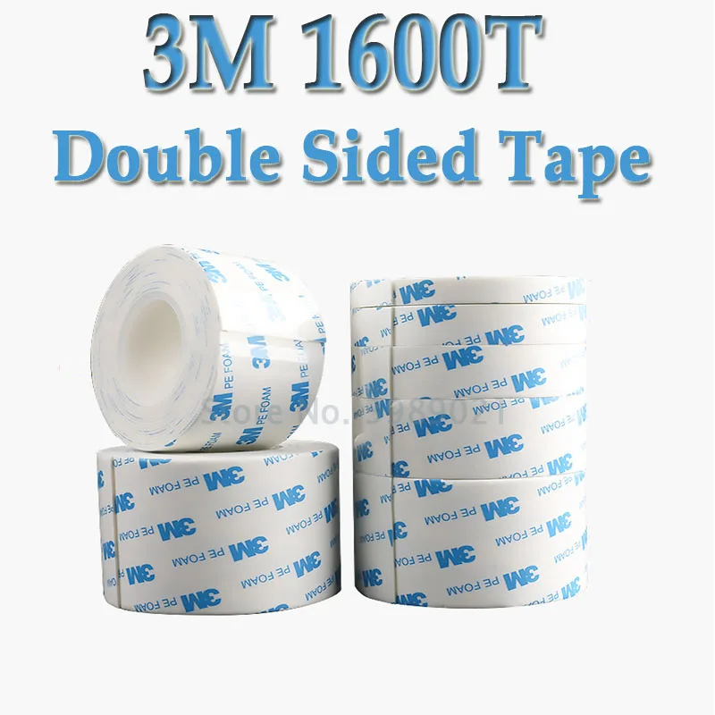 

3M 1600T Genuine Double Sided Tape Super Strong Self Adhesive PE Foam Adhesive No Trace For Kitchen Bathroom Car Decoration