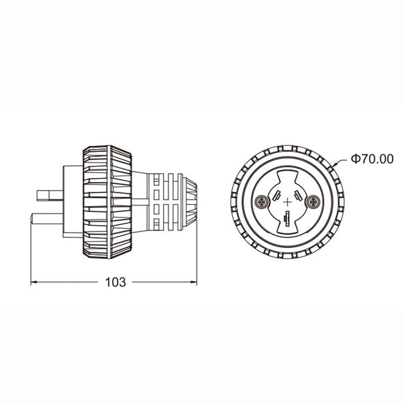 Плоский промышленный электрический удлинитель GEN3 10/15 AMP IP66 с защитой от погодных