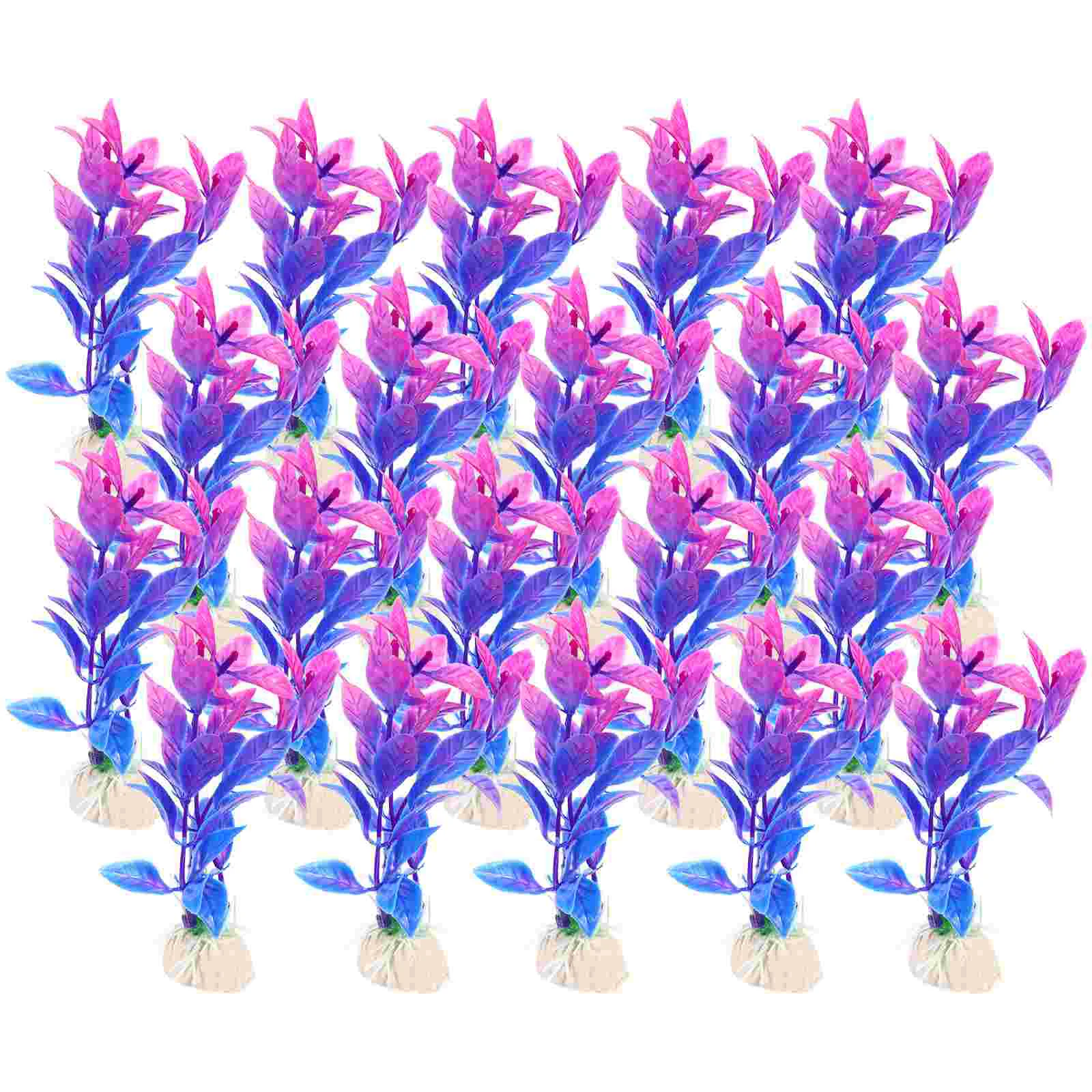 

Tank Aquarium Accessories Artificial Decorations Aquatic Fake Decor Tall Decoration Seaweed Colorful Premium Betta Large Axolotl