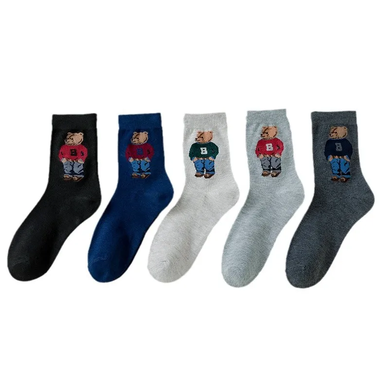 Носки унисекс 5 пар принты в ассортименте