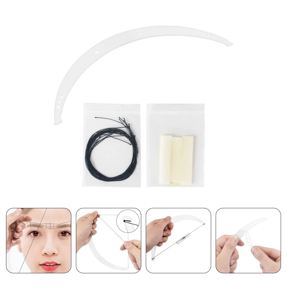 

Ruler Tool Measuring Makeup Grooming Stencil Positioning Measure Shape Brow Template Shaper Stencils Shaping Point Caliper
