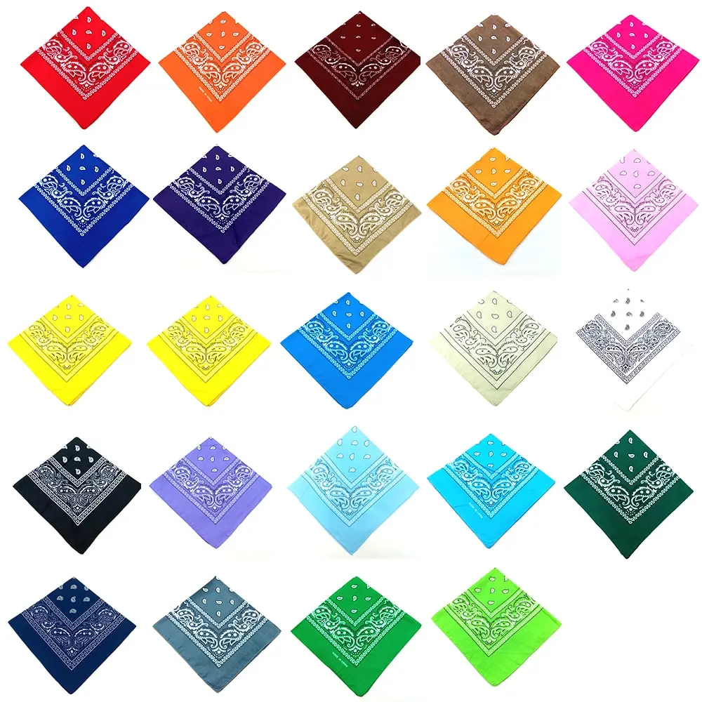 

Unisex Cotton Blend Hip Hop Bandana Headwear Hair Band Scarf Neck Wrist Wrap Band Magic Head Square Scarf Hairband