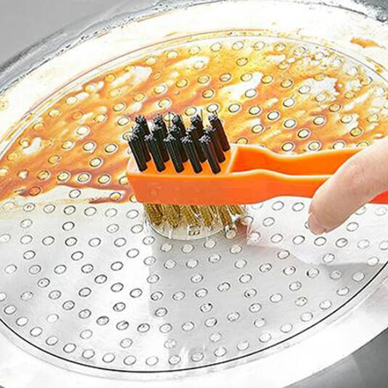 

1 шт., двусторонняя щетка для чистки кухонной плиты