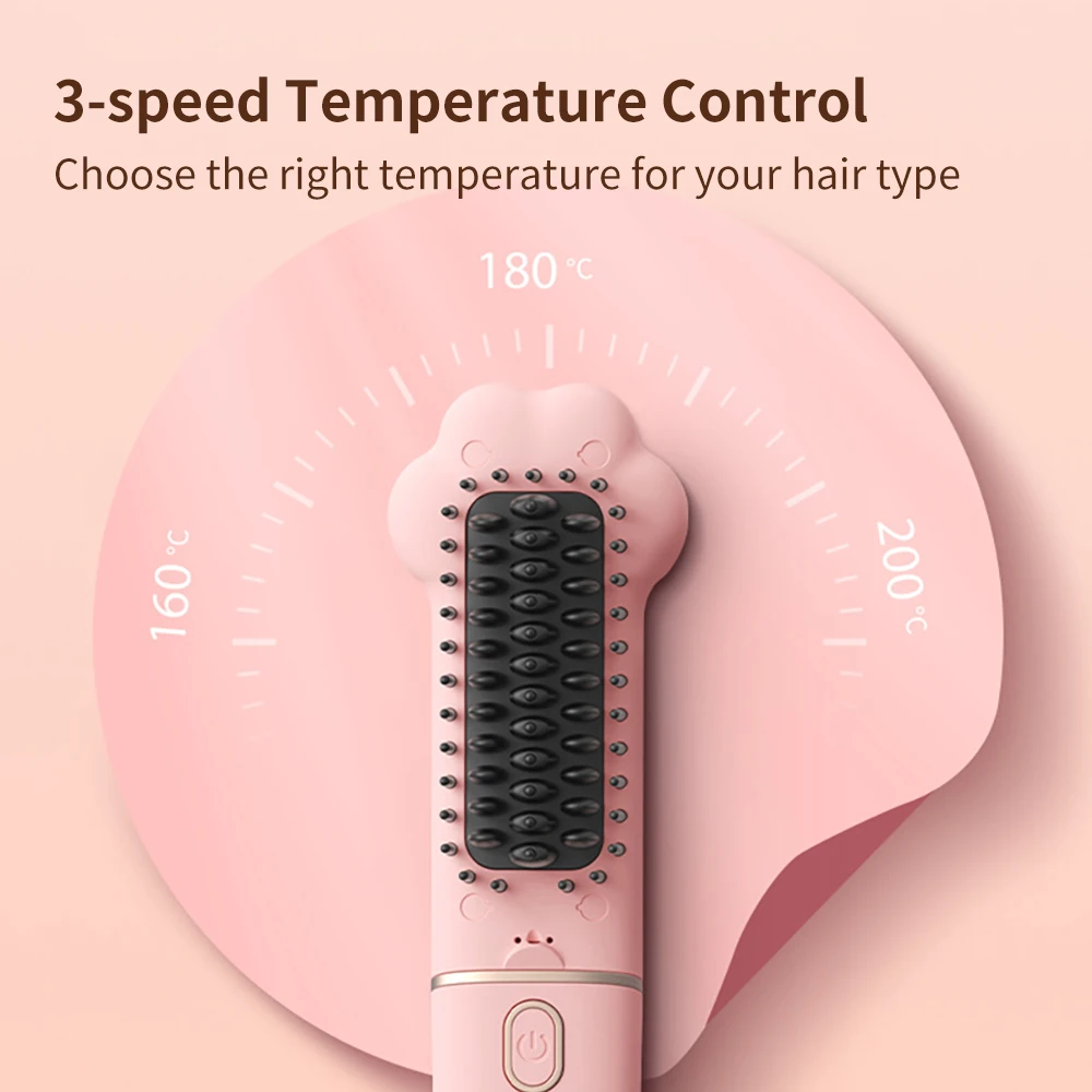 Расческа для выпрямления волос многофункциональная электрическая расческа с