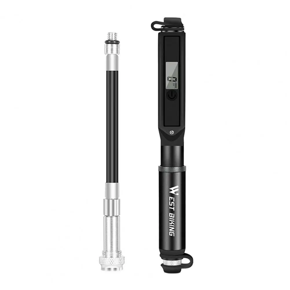 

for MTB Pump Aluminum Alloy Handheld Tire Telescopic Bike With Built-in Inflation Hose for MTB