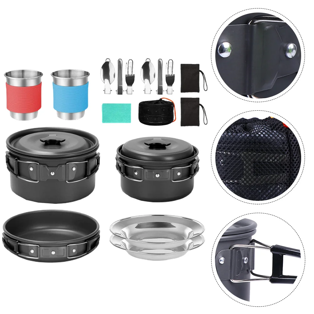 

1 Set Outdoor Family Hiking Camping Picnic Cook Set Backpacking Accessories
