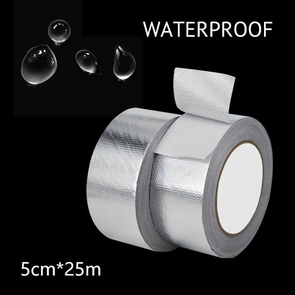 

Алюминиевая лента для защиты от выхлопных газов, 25 м х 5 см