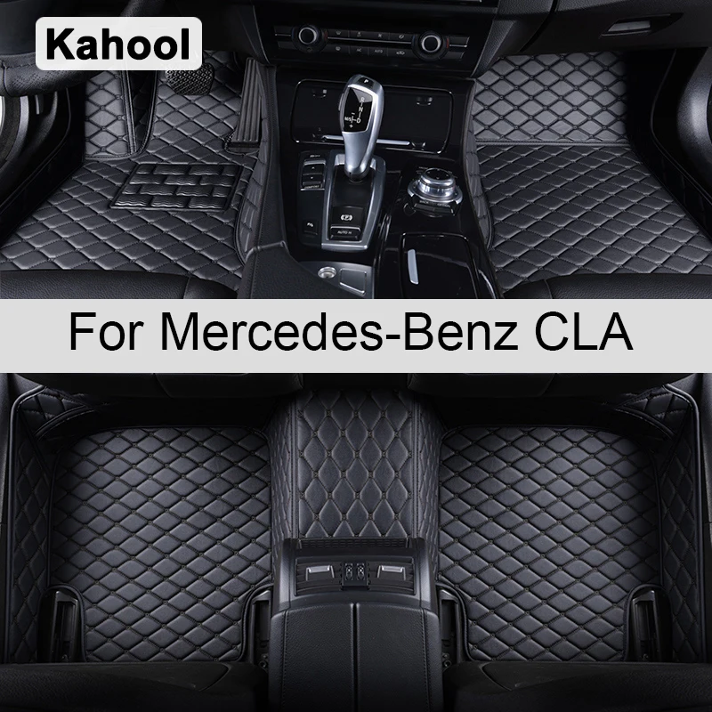 

Коврики Kahool автомобильные для Mercedes-Benz CLA CLA180 CLA200 CLA220 CLA250 CLA260, аксессуары для автомобильных ножек, коврики