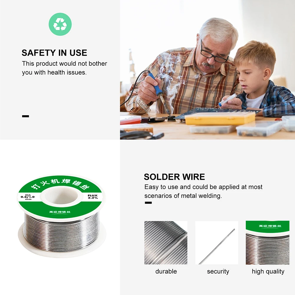 

New lighter stainless steel solder wire disposable copper-iron-nickel battery pole piece welding universal solder wire