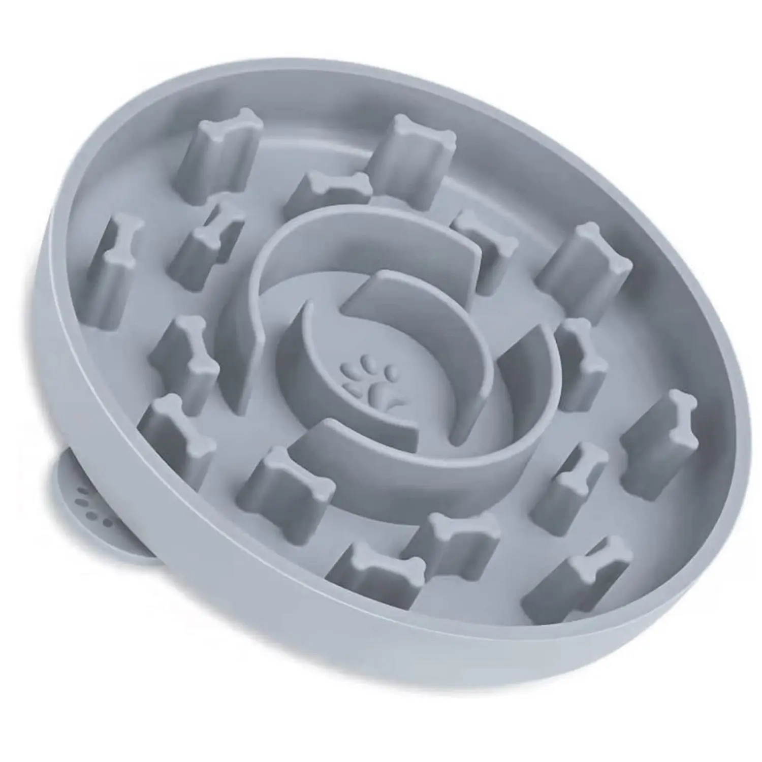 

Ulmpp Dog Slow Feeder Bowl With Suction Cups Pet Silicone Dish Food Dispenser For Training Licking Treat Obesity Anxiety Relief