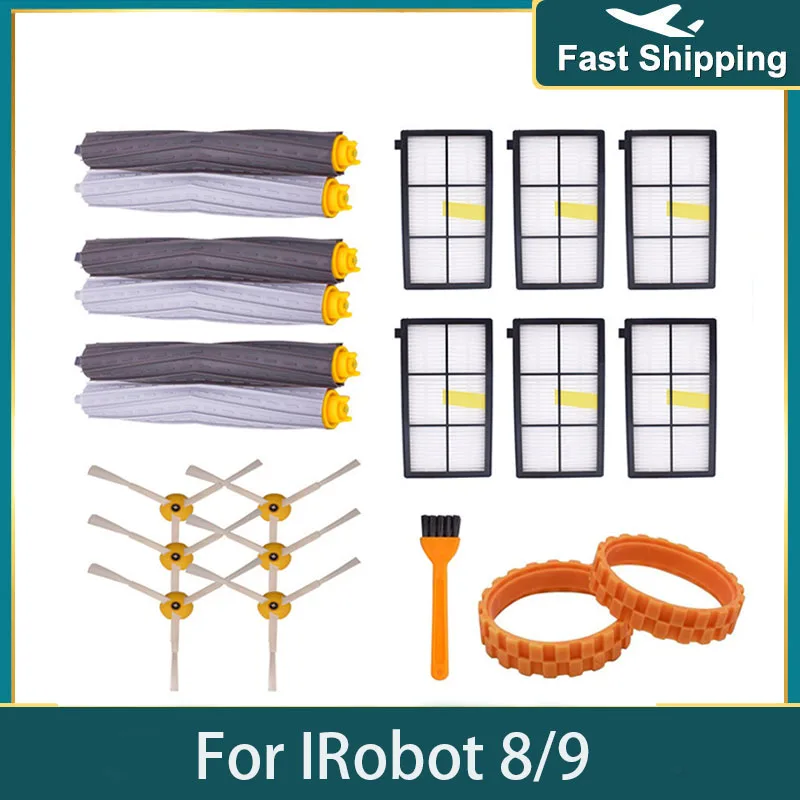

For IRobot Roomba Parts Kit Series 800 860 865 866 870 871 880 885 886 890 900 960 966 980 - Brushes and Filters