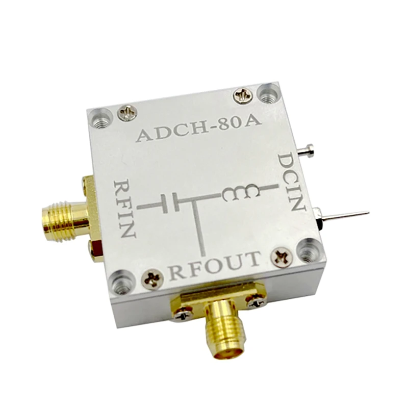

New RF DC Blocker Bias Feeder 10Mhz-10Ghz ADCH Broadband Amplifier