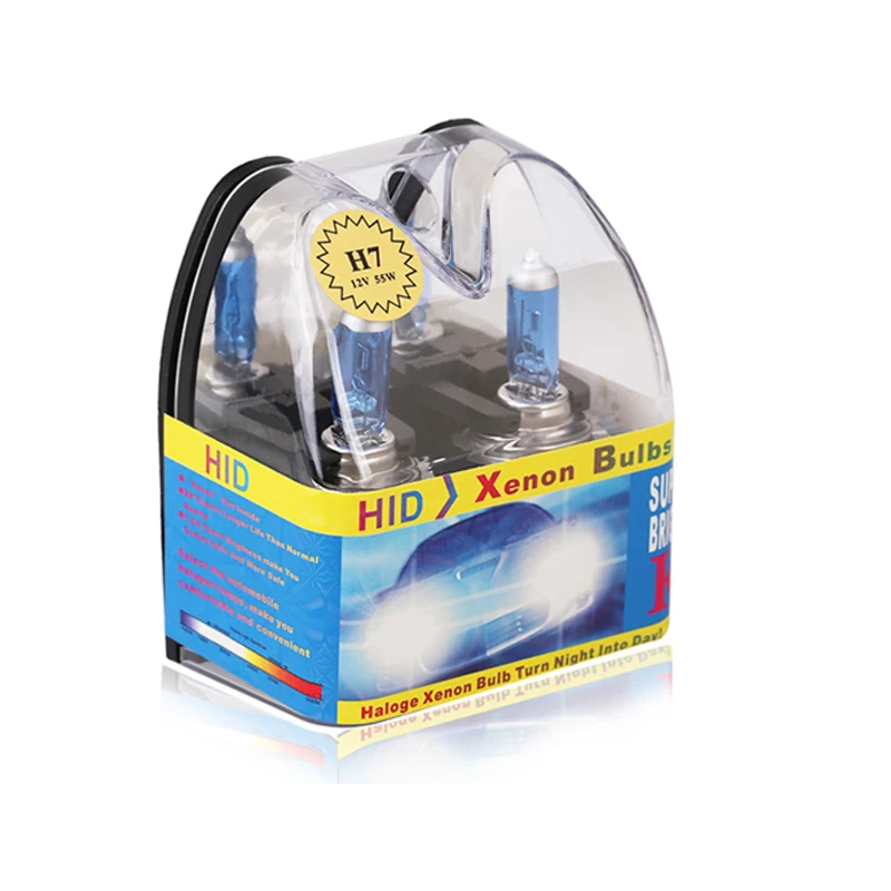 

лампа h7 Галогенная лампа H7, 2 шт., лампочка автомобільних фар 6000 К, супер яркий белый свет, 12 В, лампа для автомобильных фар h7 55 Вт, 100 Вт, галогенная лампа сменная лампа для фары автомобиля лампочки