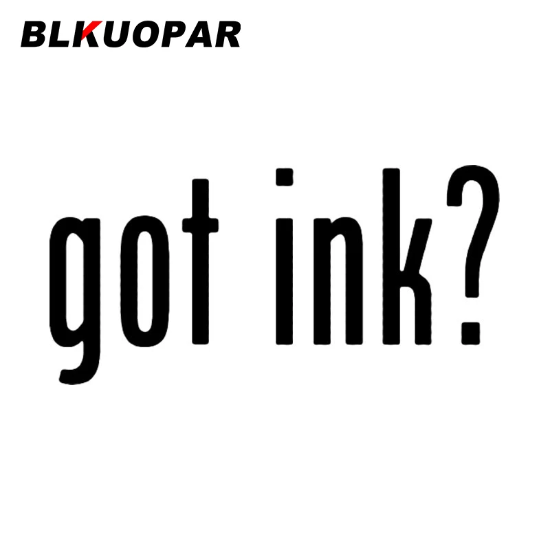 

Забавная виниловая аниме наклейка BLKUOPAR Got Ink, необычная аниме наклейка, декоративная наклейка на бампер ноутбука, автофургон