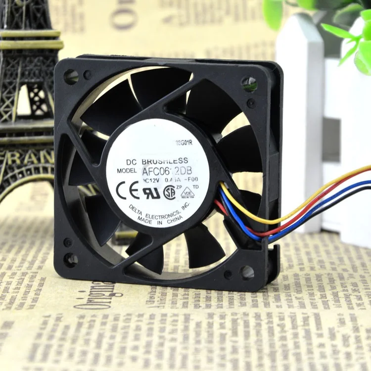 

Brand new original AFC0612DB-F00 DC 12V 6015 7200RPM 4-wire cooling fan