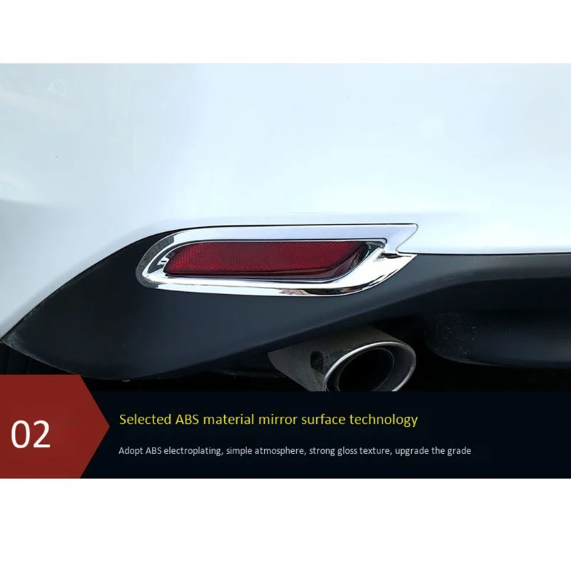 Автомобильная фоторамка наклейка отделка бампер свет крышка для Toyota Camry 2018 2019 8Th