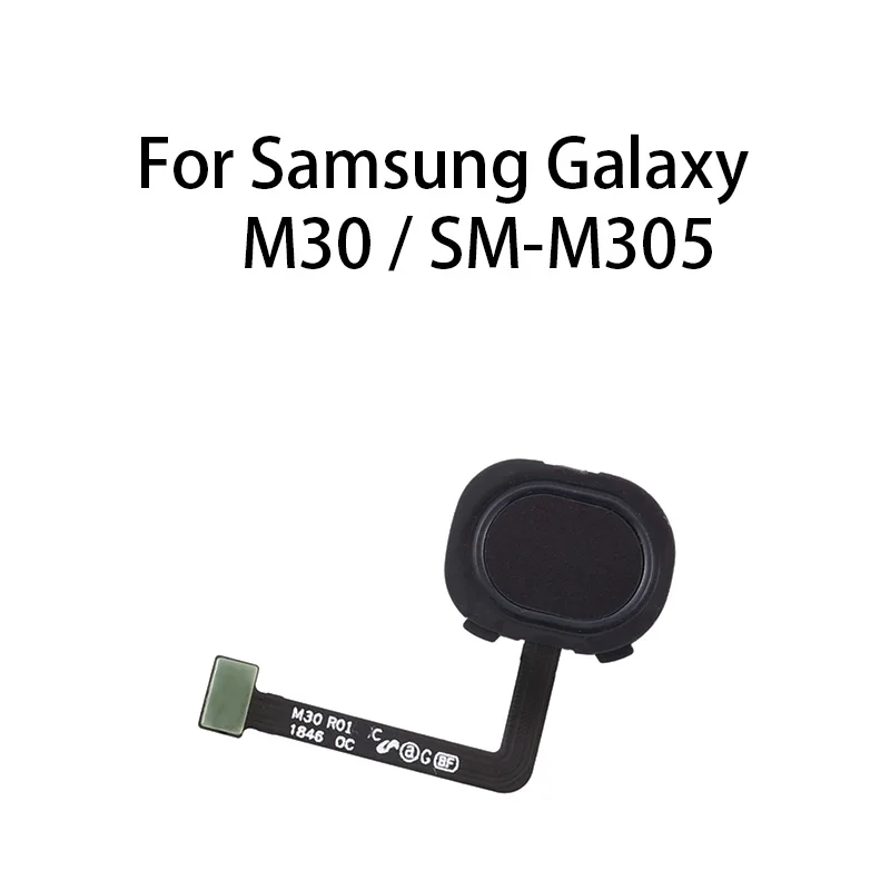 Оригинальная Кнопка Home датчик отпечатков пальцев гибкий кабель для Samsung Galaxy M30 / SM-M305