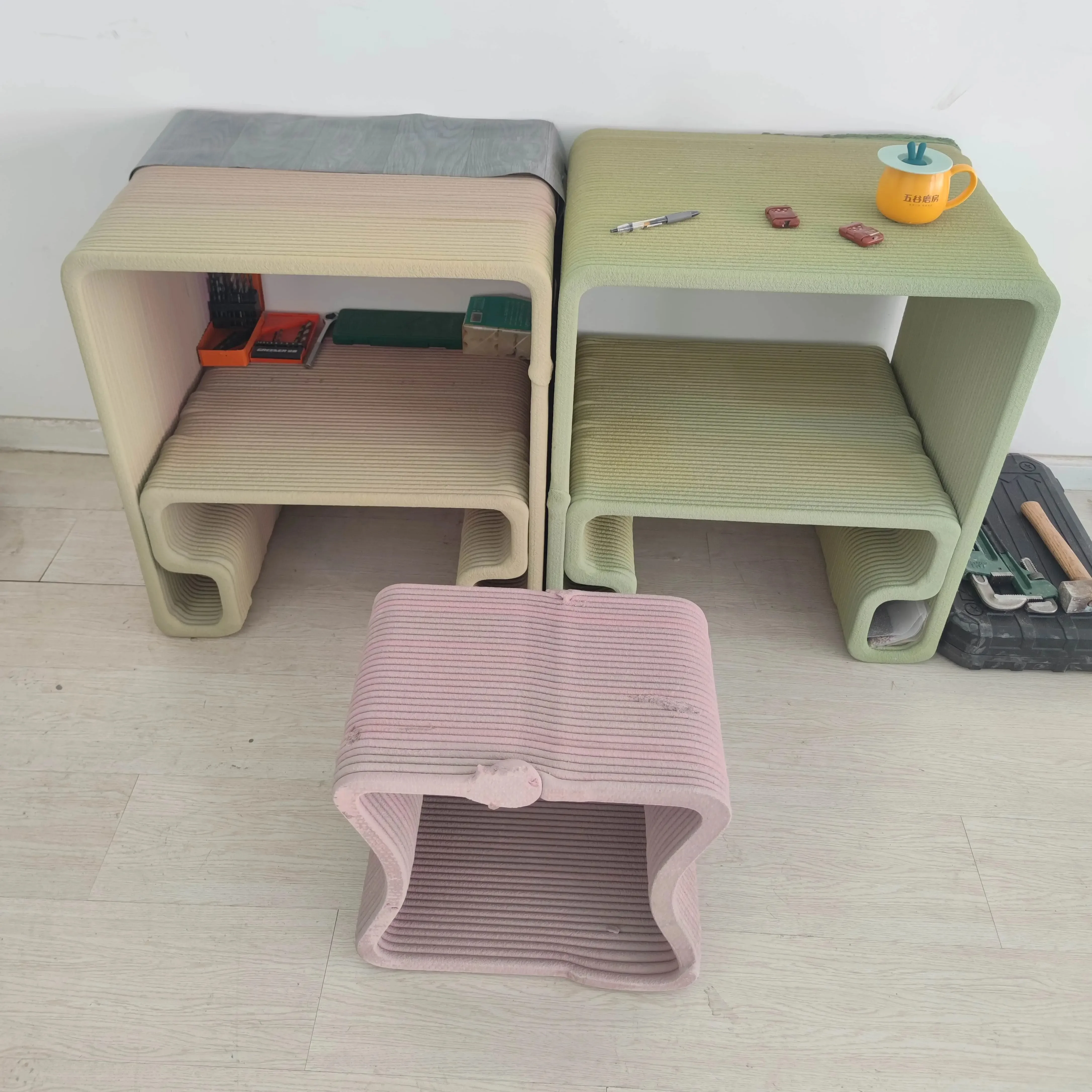 Concrete 3D printing cement mortar granular material ABS plastic PLA clay