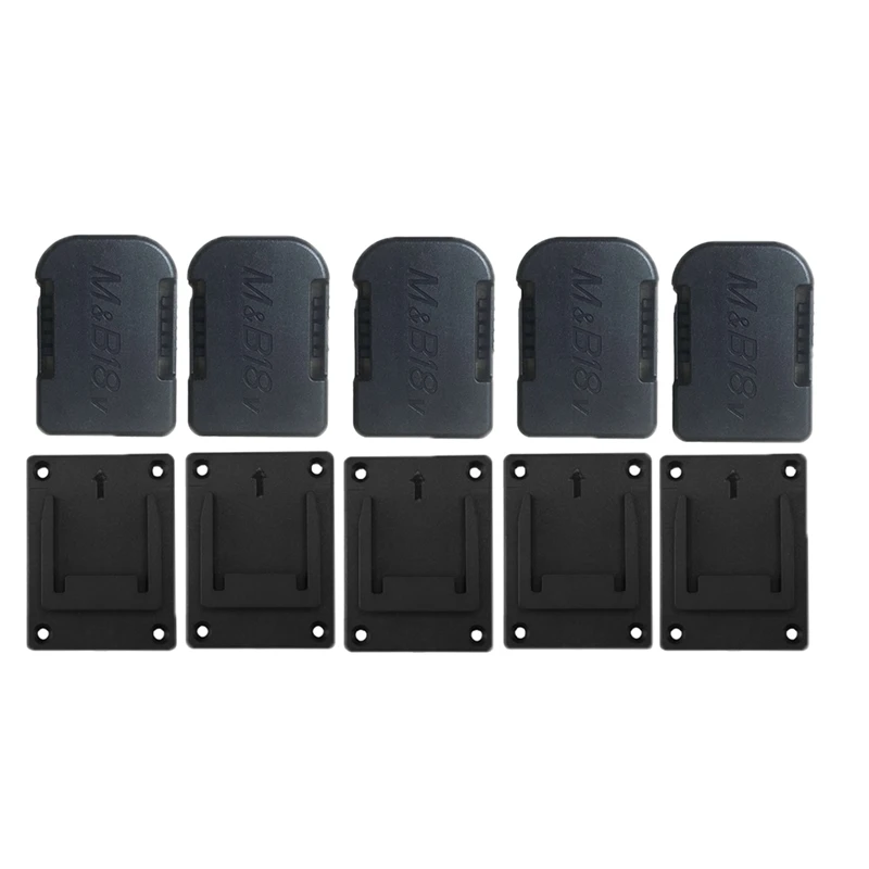 

Machine Holder Battery Storage Mounts Rack Storage Bracket Fixing Devices For Makita For 18V Battery 10Pcs
