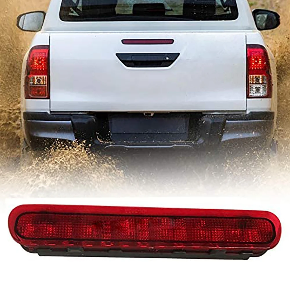 

81570-0K010 задний фонарь с высоким креплением, задний фонарь с задним тормозом, красная линза, подходит для Toyota Hilux VIGO Pickup 2005-2010