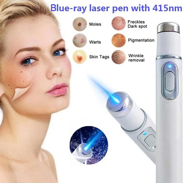 

Blue Light Acne Treatment Pen Portable Wrinkle Removal Eye Massage Pen for Home Blue Light Acne Treatment Pen Blue Light can CSV