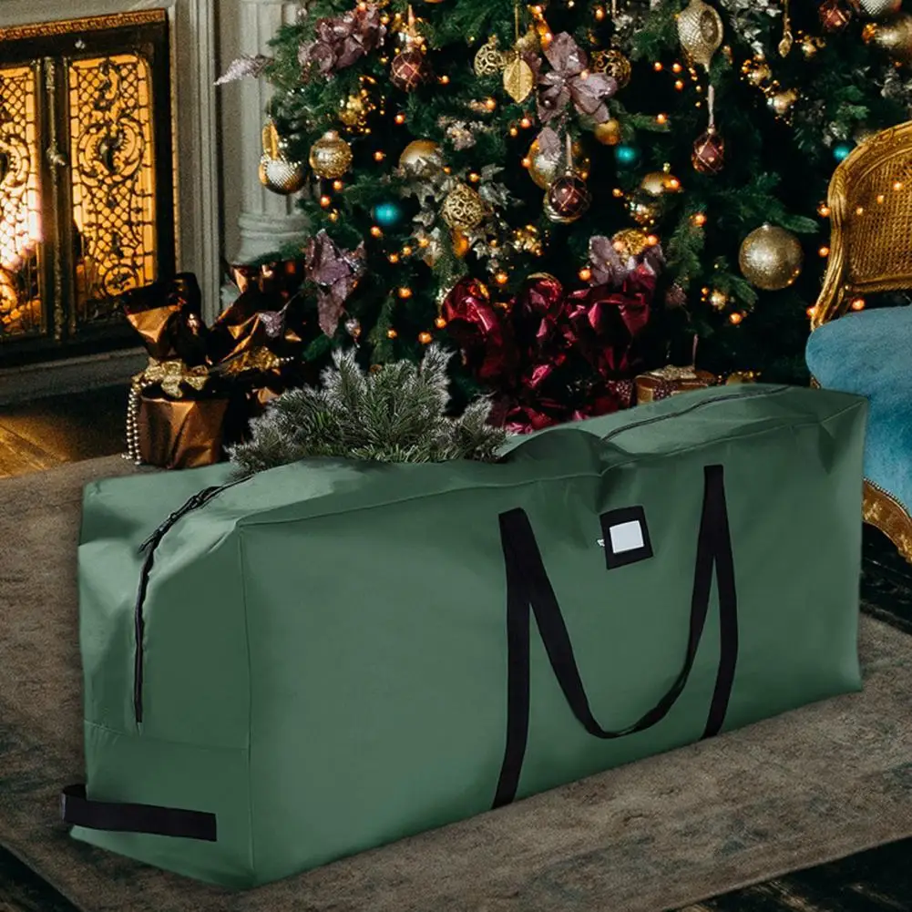 

Storage Box Large Capacity Storage Bag Anti-scratch Oxford Cloth Waterproof More Thicken Christmas Trees Bag for Travel
