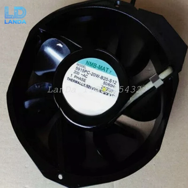 Новый и оригинальный специализированный вентилятор для FANUC NMB 5915PC-20W-B20-S12, пластиковый лист (art.: 3920d285d4ba7) - 3920d285d4ba7