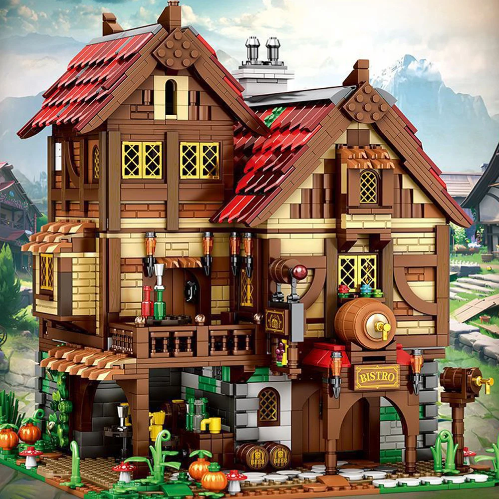 Блочный конструктор в средневековом стиле