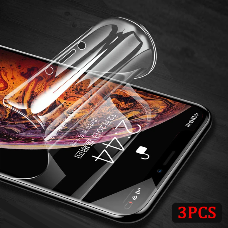 

Hydrogel Film Screen Protector For Xiaomi Redmi Note 9 Pro 8T 8 7 5 4 4X K20 K30 9A 8A 6A 10X Note 9 Soft Mobile Phone Film 3PCS