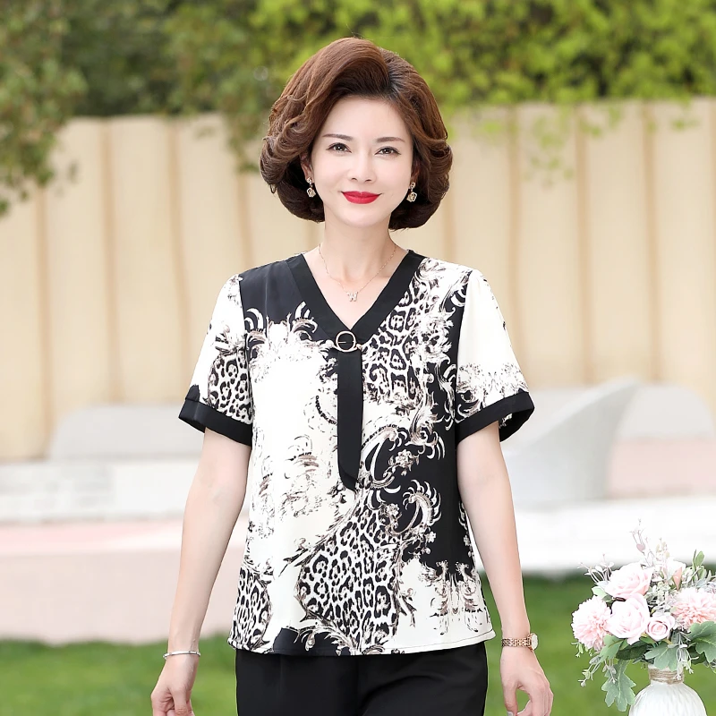 Новое поступление женская летняя блузка Элегантная модная шифоновая рубашка