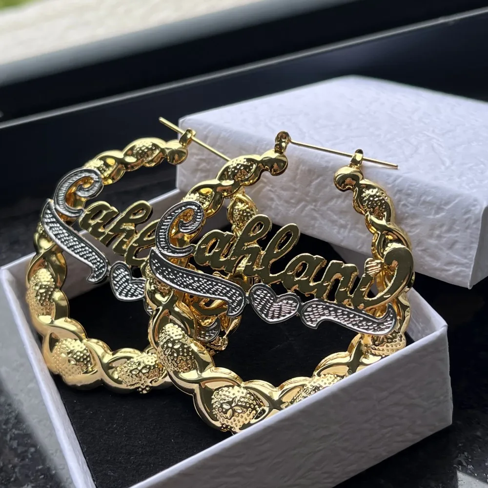 DUOYING, индивидуальные серьги с именем XOXO, индивидуальная табличка с названиями, привлекательный стиль, висячие серьги, подарок для нее