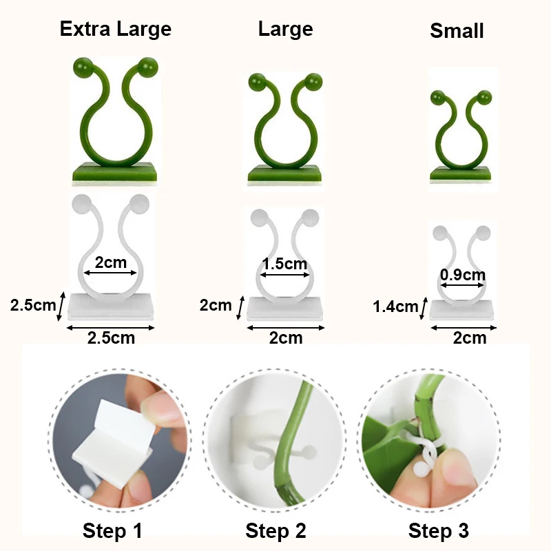 Настенные зажимы для подъема растений крючок-пряжка лозы зажим из ротанга