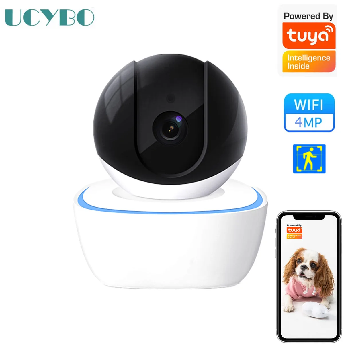 

Беспроводная ip-камера видеонаблюдения с Wi-Fi, 1080P, HD, 4 МП