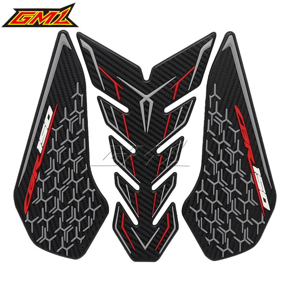 For Honda CBR150 CBR 150R CBR150R 2021-2022 Motorcycle Fuel Tank Pad Protector sticker Knee Grip Side Decal Kit Decoration images - 6