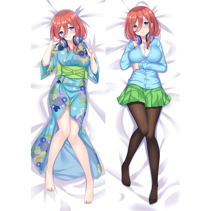 

New Pattern Quintessential Quintuplets Miku Yukata Body Pillow Covers Anime Sexy Boy Girl Hugging Dakimakura Home Room Decor