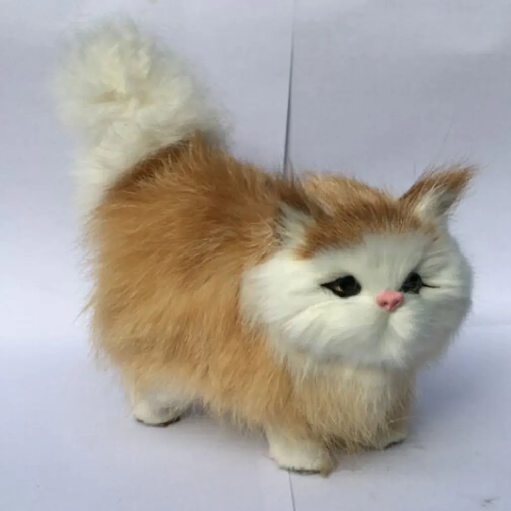 

Simulation Animal Cat Doll Office Decoration Bedroom Decoration Birthday Gift Study Decoration Cute And Beautiful Doll