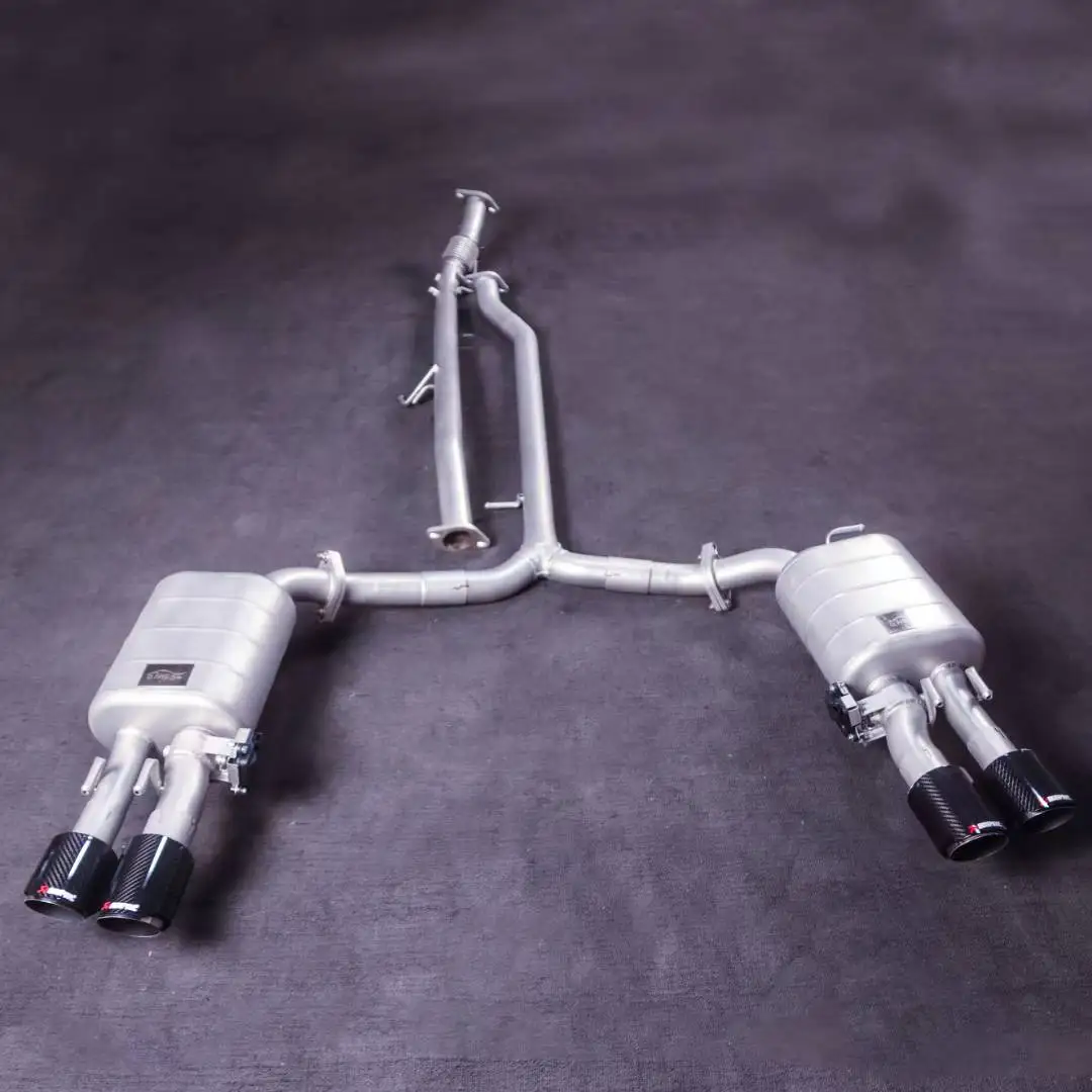 [Продукт на заказ] Для 05-14 Toyota Camry 2 5 л 3 0 catback 304 регулируемый глушитель выхлопной