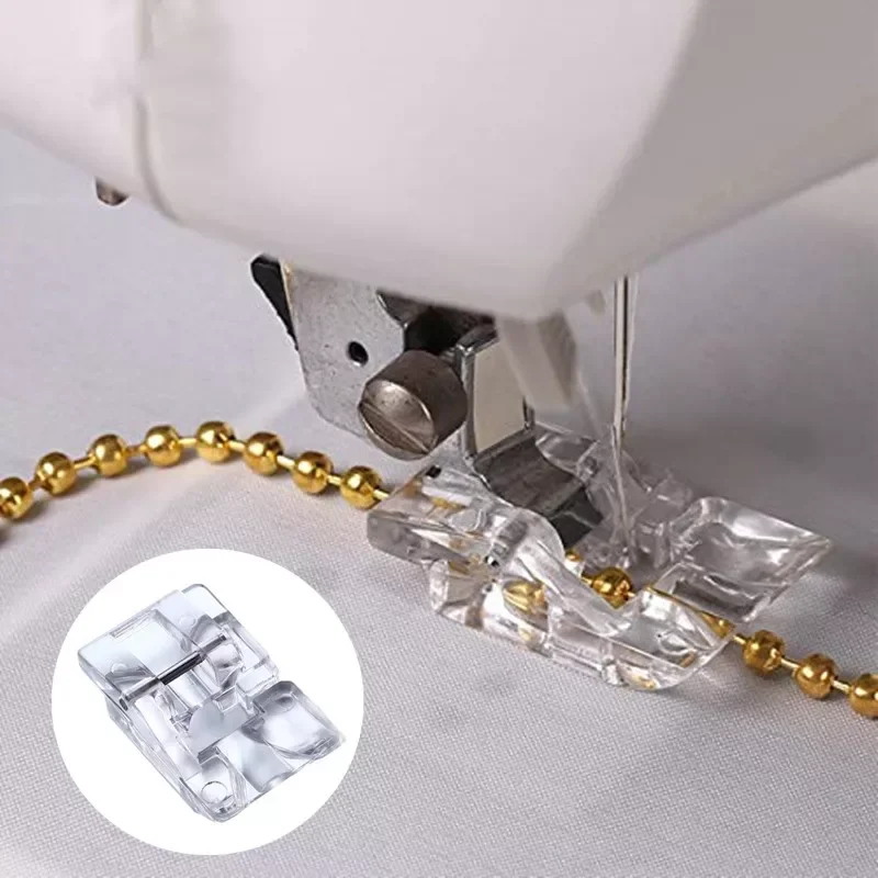 

9910 Pearls and Sequins Sewing Machine Presser Foot - Fits All Low Shank Snap-On Singer, Brother, Babylock, Janome+ AA7276