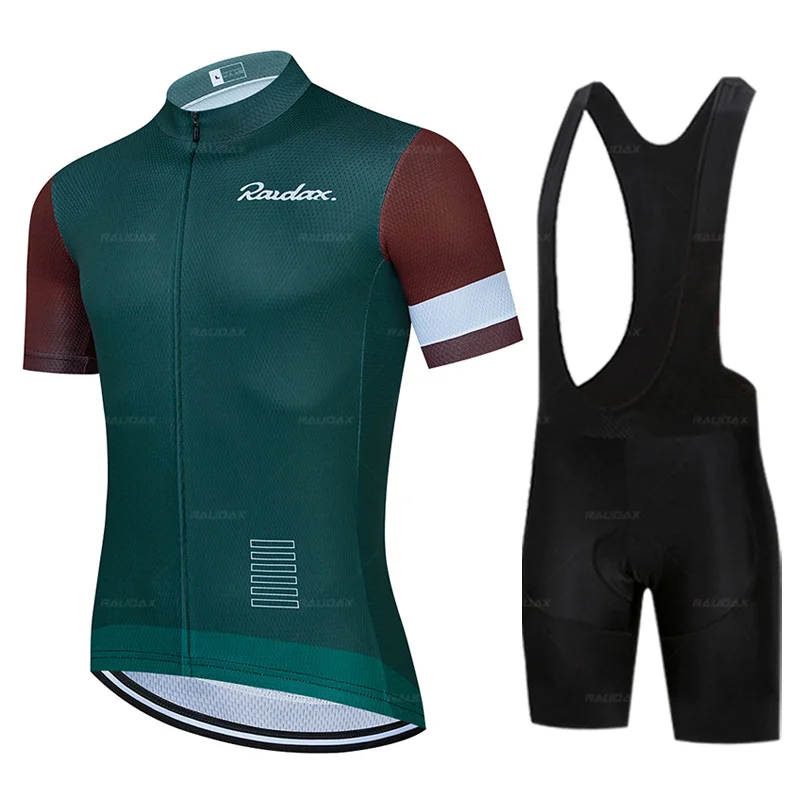 Комплект велосипедного трикотажа для мужчин с коротким рукавом велосипедная