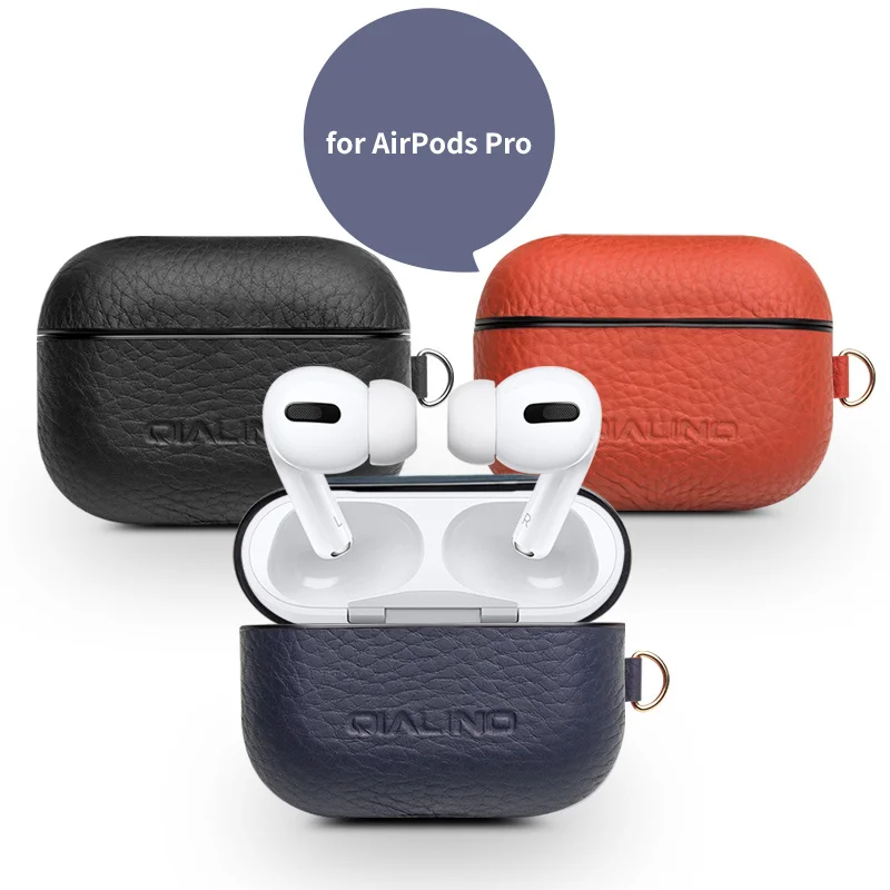 

Роскошный Кожаный противоударный чехол для хранения наушников, противоударный чехол для Apple AirPods1/2/pro