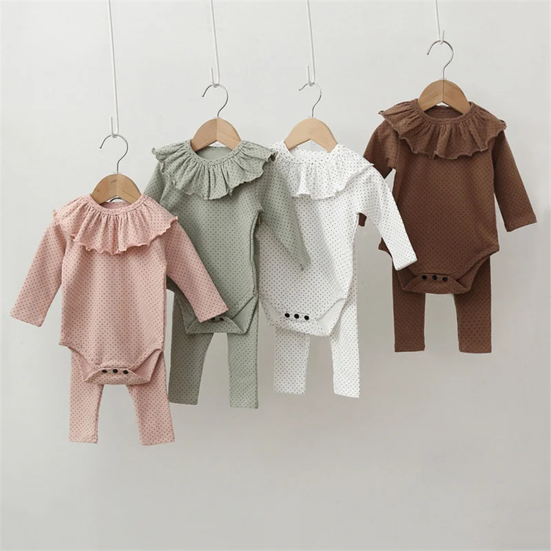 Baby Girls Clothes Sets Long Sleeve Baby Bodysuits