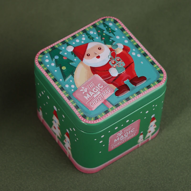 Рисунок 5 - Рождественская Квадратная Металлическая Жестяная Банка